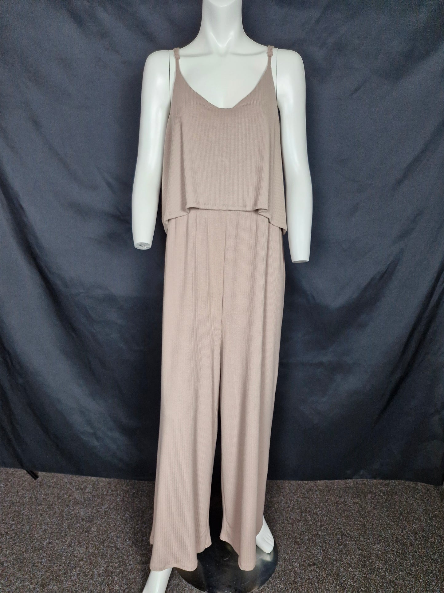 Long Legged Sleeveless Jump Suit