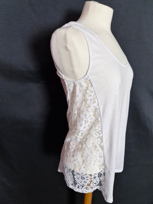 Vest Top with Lace Side Detail