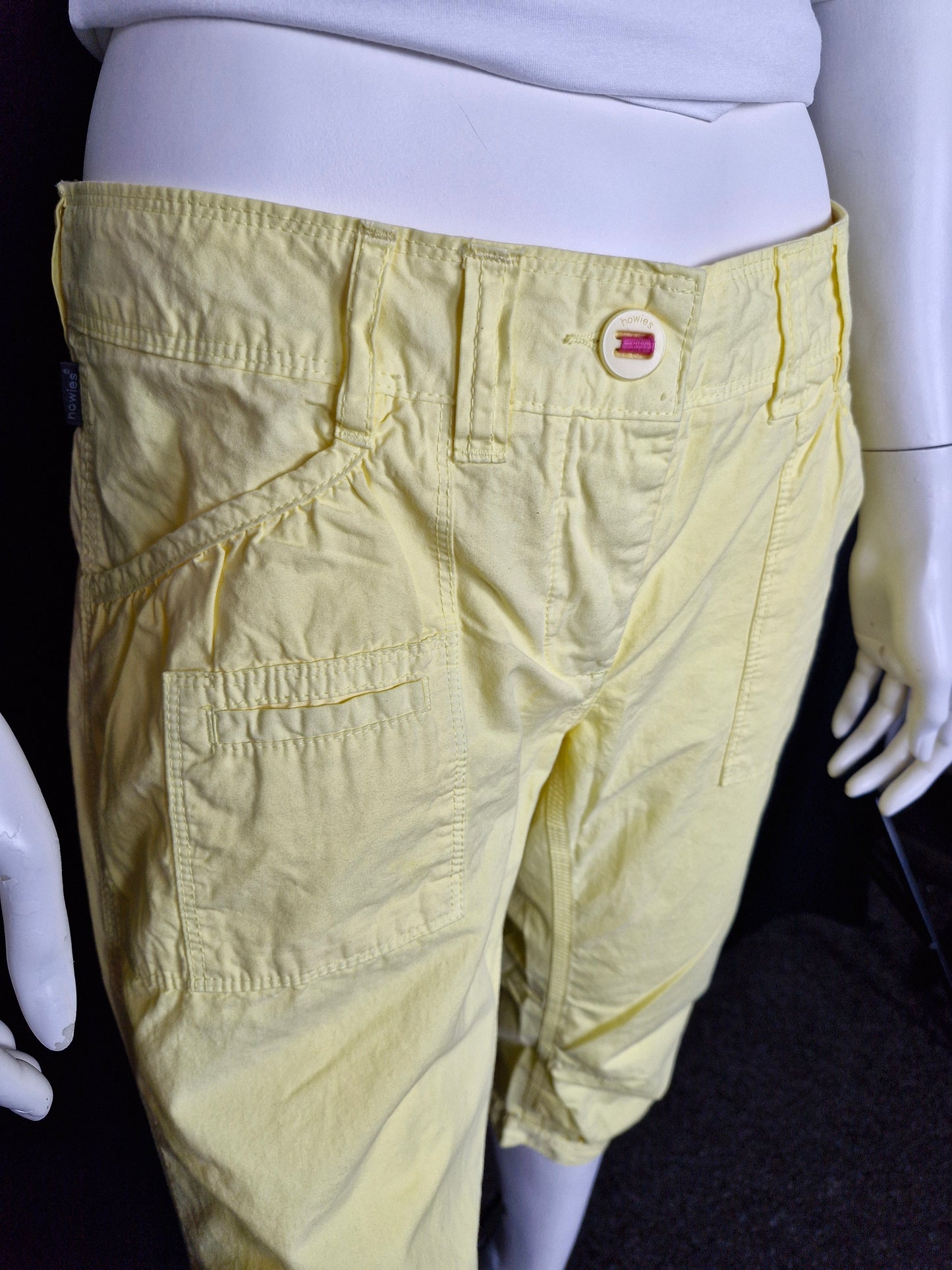 Three Quarter Length Cotton Trousers