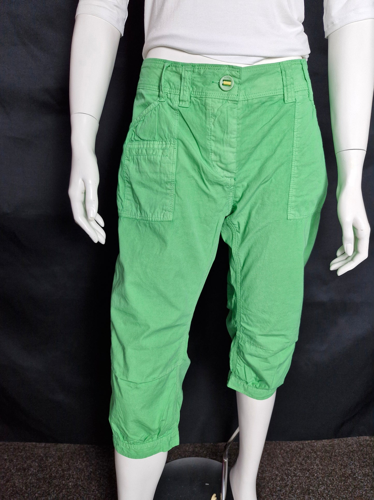 Three Quarter Length Cotton Trousers