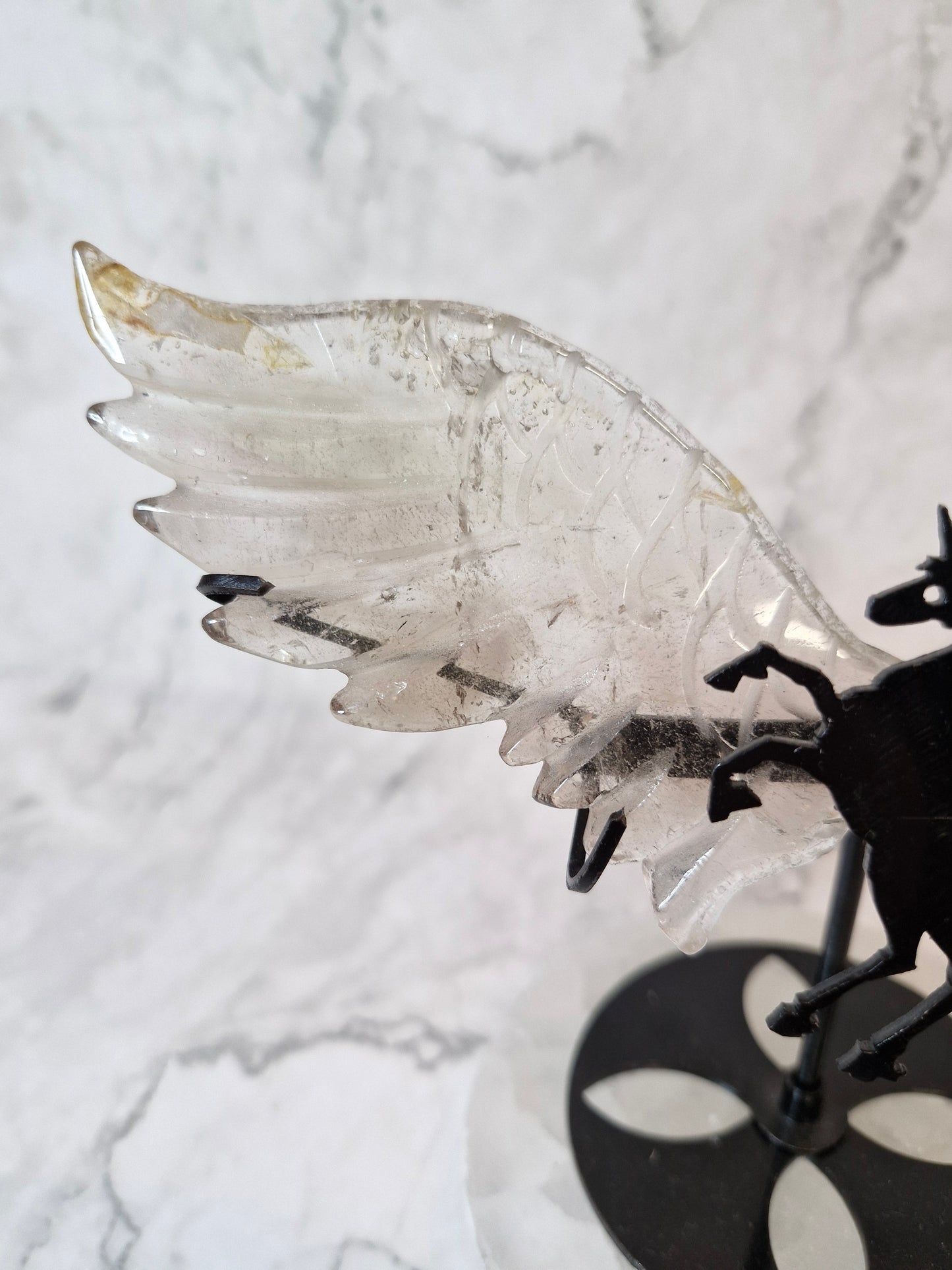 Clear Quartz Winged Unicorn