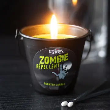 Zombie Repellent Bucket Candle