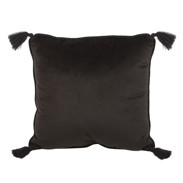 35cm Square Black Astrology Wheel Cushion - Image 2