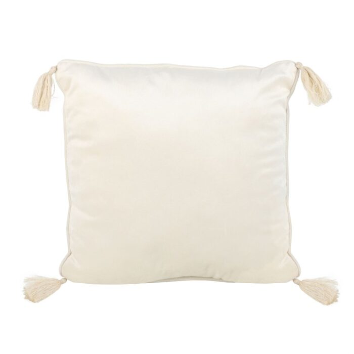 35cm Square Off White Astrology Wheel Cushion - Image 3