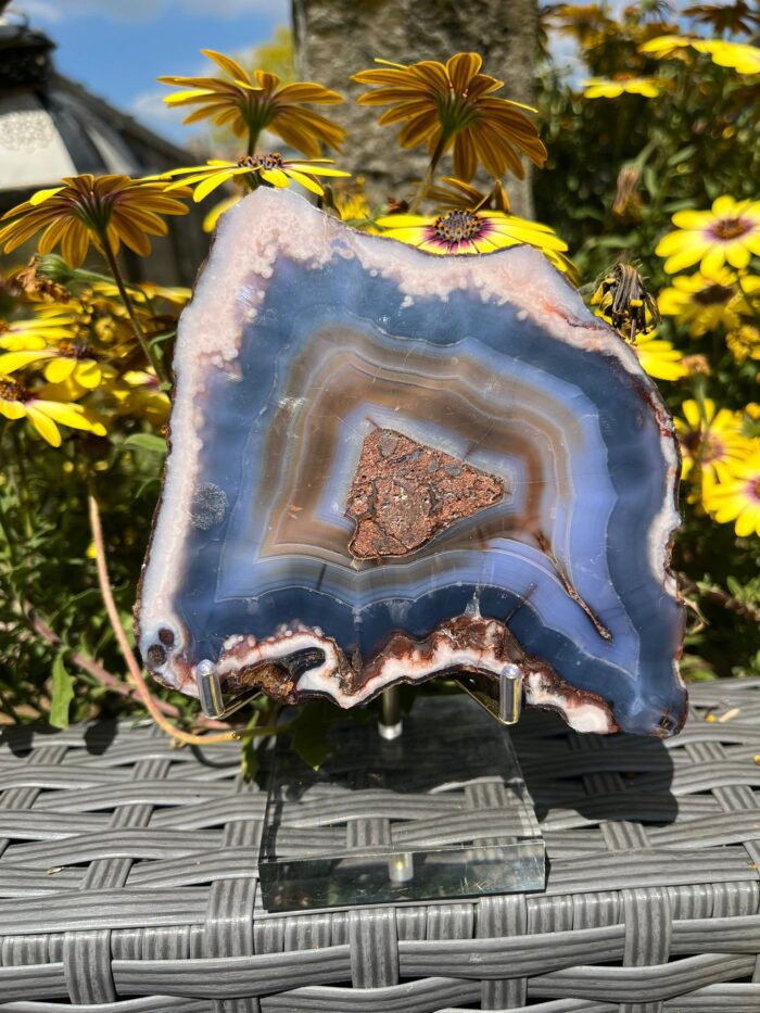 Blue Flower Agate Slab - Image 5