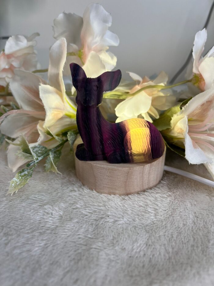 Flourite Deer Carving