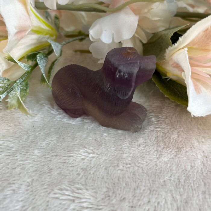 Flourite Dog Carving - Image 6