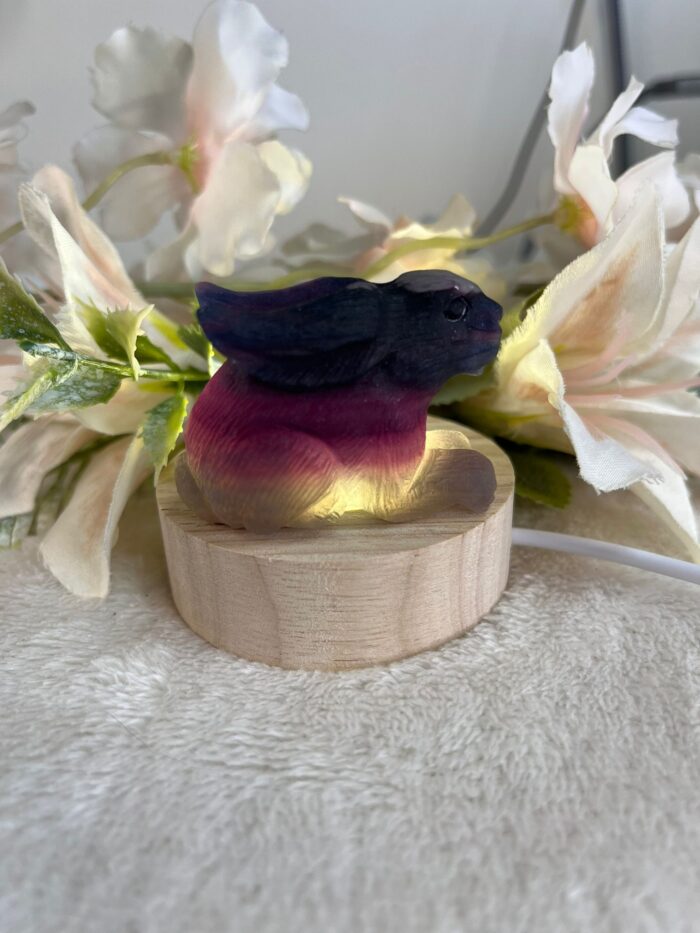 Flourite Hare Carving