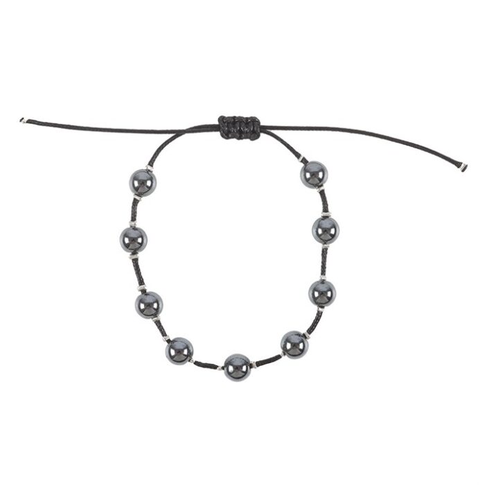 Healing Hematite String Bracelet - Image 3