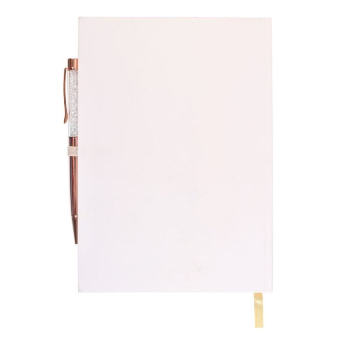Luna Moth Daily Reflection Journal and Clear Quartz Crystal Pen - Image 4