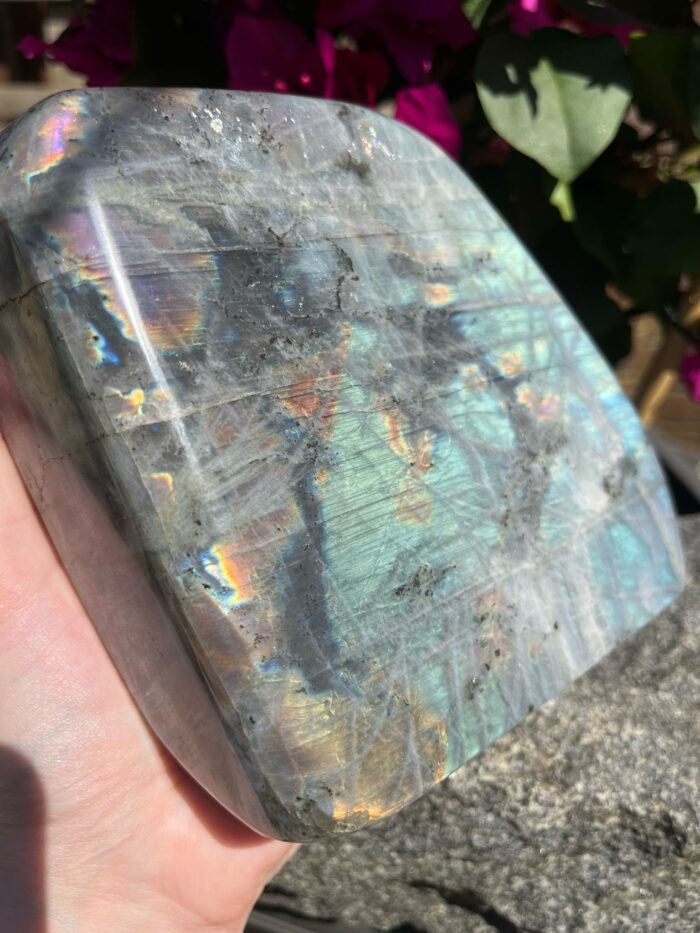 Large Light Labradorite Freeform Rainbow of Colours - Image 3
