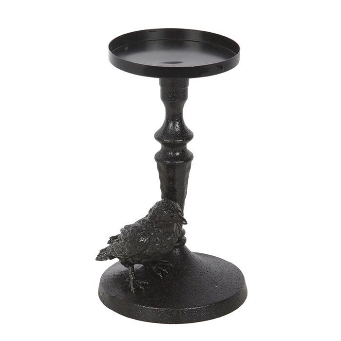 Mystic Raven Pillar Candle Holder - Image 2