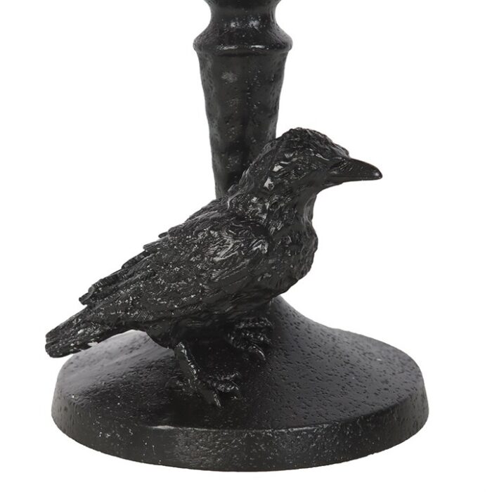 Mystic Raven Pillar Candle Holder - Image 3