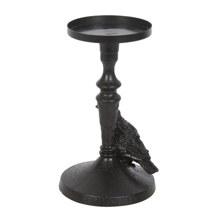 Mystic Raven Pillar Candle Holder - Image 4