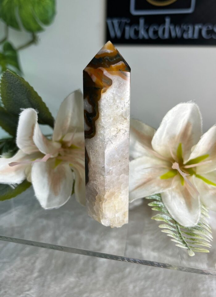 Red Moss Agate Tower - Image 4