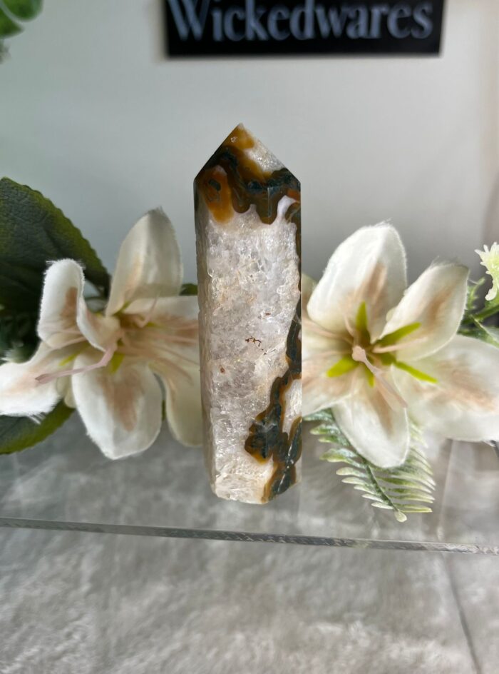 Red Moss Agate Tower - Image 5