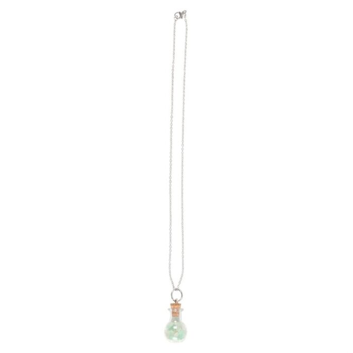 Luck Green Aventurine Crystal Chip Potion Bottle Necklace - Image 3
